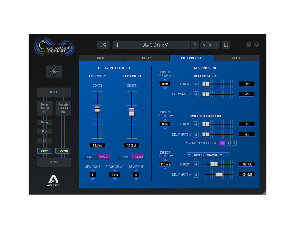 Clearmountain's Domain Pitch and Reverb
